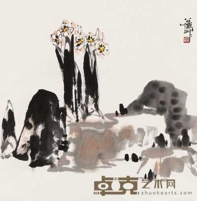 潘公恺 新春 立轴 68×66.5cm
